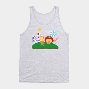 Cute and kawaii candy art Tank Top